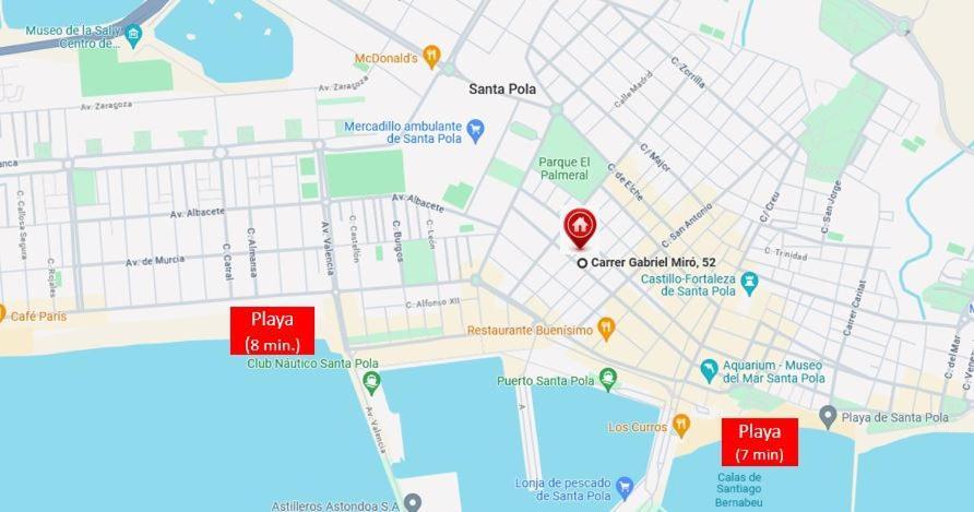 Centrico Apartamento Con Todo A Estrenar En La Playa ซานตาโปลา ภายนอก รูปภาพ